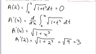 23-24 A Fundamental Theorem of Calculus Part I - Examples