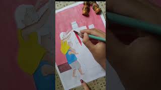 Drawing of childhood memories😍#shorts #youtubeshorts # childhood memories😍😍