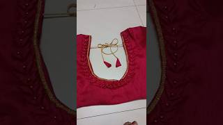 Latest beautiful new back blouse design #short #viral #trending #designer👍👌👌👌