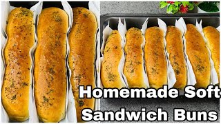 Homemade Soft Sandwich Buns Recipe / Easy and quick Buns Recipe / Everydayfood