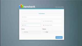 Nanobank   Регистрация