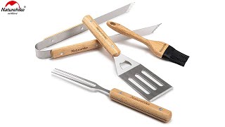 NH20SK007  Four Piece Barbecue Tool Set