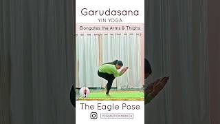 Garudasana Yin Yoga Variant #shorts #yoga