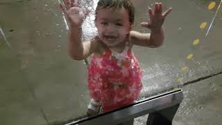 Aliza enjoying in Rain