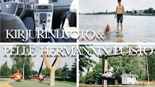 KIRJURINLUOTO & PELLE HERMANNIN PUISTO⎜MONA VISURI VLOG