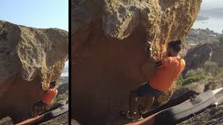 Turtle Lower 6a+ Tırmanıcı: Erman Aydın Bafa Gölü Bouldering Kısa Kaya Tırmanışı Kapıkırı Köyü