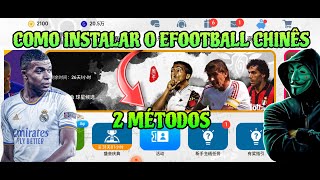 COMO INSTALAR O EFOOTBALL CHINÊS (JAPONÊS) - MOSTREI DOIS MÉTODOS (COM CÓDIGO E SEM CÓDIGO)