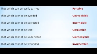 One word substitution Part 4