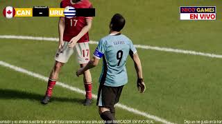 Simulação Realista | Canadá vs Uruguay | Copa América USA 2024 | PES 2021