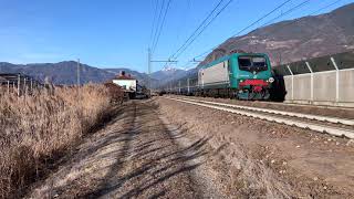 UN LUNEDI' POMERIGGIO SULLA BRENNERO IN 4K. #brennerbahn #ferroviadelbrennero #vectron #taurus