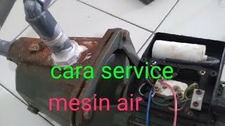 service mesin air gak mau muter