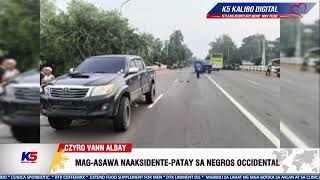 MAG-ASAWA NAAKSIDENTE-PATAY SA NEGROS OCCIDENTAL