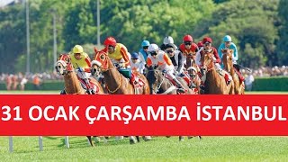 31 OCAK 2024 ÇARŞAMBA İSTANBUL AT YARIŞI TAHMİNLERİ VE YORUMLARI