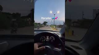 City drive with Toyota hyryder #shorts #ytshorts #hyryder #grandvitara #elevate #newcar #hybrid