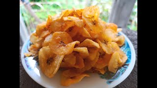 Banana Chips recipe/ How to make banana chips@lirahsgallery