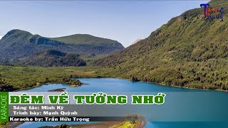 Đêm Về Tưởng Nhớ - Mạnh Quỳnh Karaoke