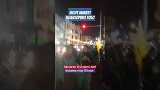 Semarak kota Solo di malam hari..