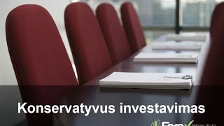 PAMM sąskaitos - konservatyvus investavimas