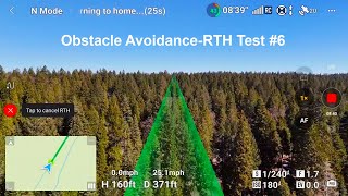 Obstacle Avoidance RTH Test #6