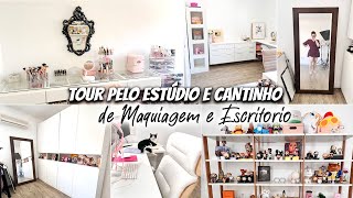 TOUR no Escritório, Estúdio e Cantinho de Maquiagem ! Duda Fernandes