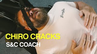 Strength & Conditioning Coach Chiro Adjustment