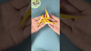 男孩子都喜欢的飞镖折纸|#折纸教程 #origamitutorial #origami #一起做手工