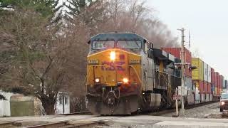 Beautiful K5LAs and a Sick K5HL - 3 Trains in Fortville, IN 12/22/23