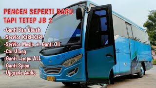 Proses Perbaikan Dan Kirim Unit Medium Bus exs Big Bird ke Body Repair Rekanan PO Haryanto