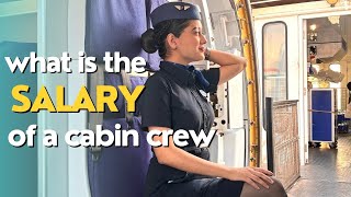 Salary structure of a cabin crew