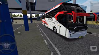 bus simulator indonesia SR3 XHD Ultimate Hino RK8 - mod bussid - android gameplay