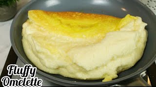 Super Fluffy Breakfast Omelette | How to make a fluffy Souffle Omelette | Quick and Easy Omelette