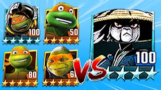 TMNT Legends Usagi VS Mikey's Team