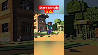 Steve attitude remake 🔥😎💪#shorts #minecraft #shortvideo