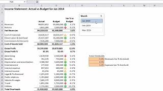 Excel Actual vs. Budget comparisons in Power Pivot using a scenario table