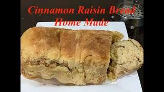 HOMEMADE CINNAMON RAISIN BREAD | RECIPE | BAKE BREAD AT HOME | HEALTHY BREAD