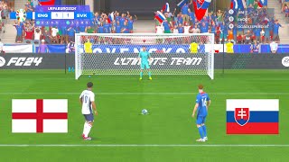 ENGLAND vs SLOVAKIA | UEFA EURO 2024 1/16 ROUND | PENALTYSHOOTOUT | GAMEPLAY PC