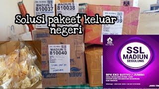 Solusi paket KeLuar Negeri || Ambil paket geess..Kripik Aja gak Reemeekk 👍👍