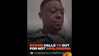 Boosie trash🗑️ kanye west for apologizing to...? #shorts #kanyewest