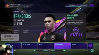 FIFA 21 CLOSE BETA GRINDING  ON FUT CHAMPION IN ULTIMATE TEAM !!