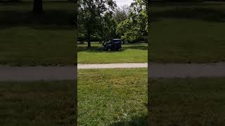 Cutting the Grass at the Park # #nature  #entertainment  #shortvideo  #viral