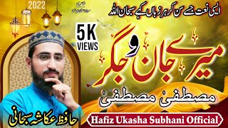 Mustafa Mustafa || New naat2022 || Hafiz Ukasha subhani میرے حان و جگر دلکشی مصطفٰی مصطفٰی