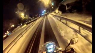 Güvensiz Sürüş Teknikleri Vol 1 - Motorcycle in snow