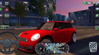 Uber Driving Simulator 🚖✨ Taxi Sim #2024 _ Car Games 3D Mini Cooper Android jos Gameplay