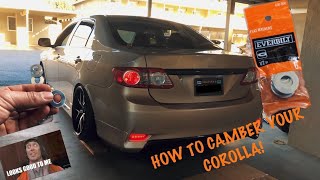 So You Want To Camber Your Corolla?