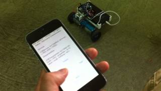 iPhone control car with Arduino + BLE shield