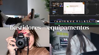 UM DIA DE TRABALHO COMO CRIADORA DE CONTEÚDO + TODOS OS MEUS EQUIPAMENTOS