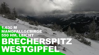 Winterwanderung auf den Brecherspitz-Westgipfel