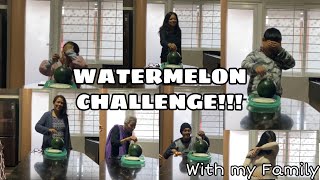 WATERMELON CHALLENGE !!! | With My Family | Alosa Shylla |