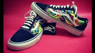 A Cute Story of a Pair of Custom Hand Painted Canvas Shoes | NME Graffiti