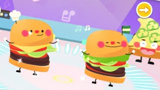 BabyBus membuat roti hamburger | kartun anak | BabyBus makes hamburger buns | cartoon children |